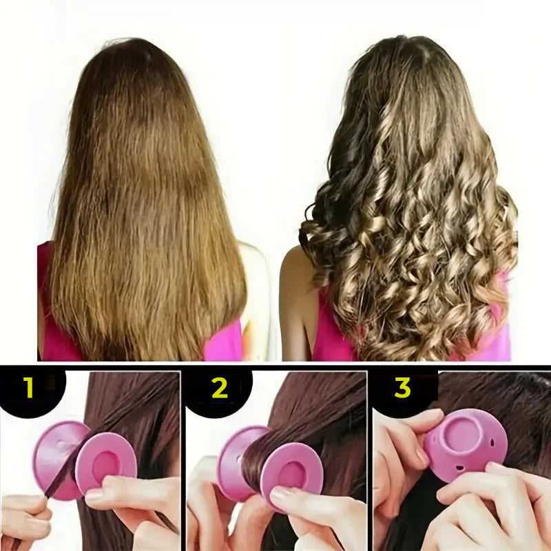 Rose® HeatlessCurl – Zachte, Gemakkelijk te Gebruiken, Comfortabele Heatless Krulstaven