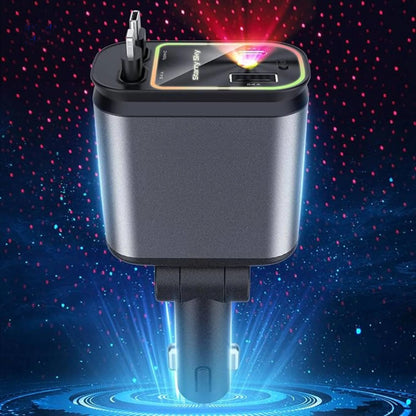 AutoCharge 120W 4-in-1 Lader – Super-Snel, RGB Sterrenhemel