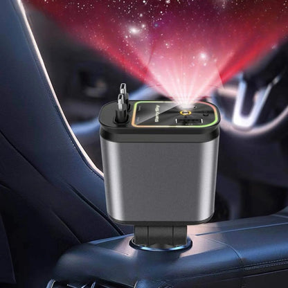 AutoCharge 120W 4-in-1 Lader – Super-Snel, RGB Sterrenhemel