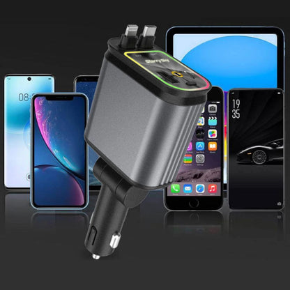 AutoCharge 120W 4-in-1 Lader – Super-Snel, RGB Sterrenhemel